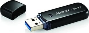 "apacer usb flash drive, usb 3.0, 64 gb, ah355, must, ap64gah355b-1, usb a, koos kattega". hind ja info | Mälupulgad | hansapost.ee