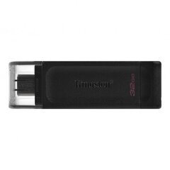 Kingston DataTraveler 70 32GB, USB-C hind ja info | Mälupulgad | hansapost.ee