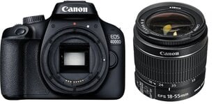 Canon EOS 4000D 18-55 IS II цена и информация | Цифровые фотоаппараты | hansapost.ee