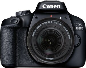 Canon EOS 4000D + EF-S 18-55mm f/4-5.6 IS STM цена и информация | Цифровые фотоаппараты | hansapost.ee
