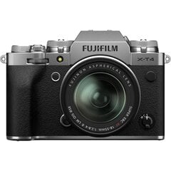 Fujifilm X-T4 + 18-55 мм, серебристый цена и информация | Цифровые фотоаппараты | hansapost.ee