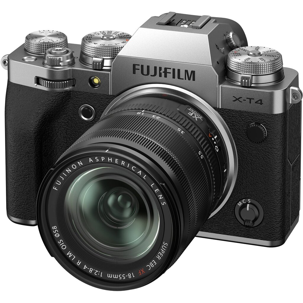 Fujifilm X-T4 + 18-55mm, hõbedane цена и информация | Fotoaparaadid | hansapost.ee