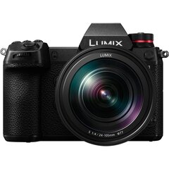 Panasonic Lumix DC-S1 + LUMIX S 24-105мм F4 MACRO O.I.S. (S-R24105) (Black) цена и информация | Цифровые фотоаппараты | hansapost.ee
