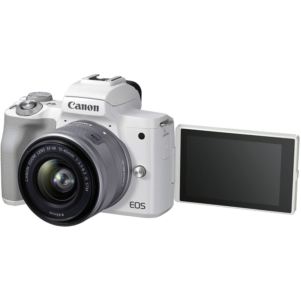 Canon EOS M50 Mark II EF-M 15-45mm IS STM + EF-M 22mm STM цена и информация | Fotoaparaadid | hansapost.ee