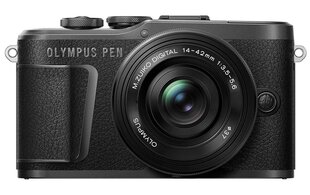 Olympus PEN E-PL10 + ED 14-42mm EZ PANCAKE (Black) цена и информация | Фотоаппараты | hansapost.ee