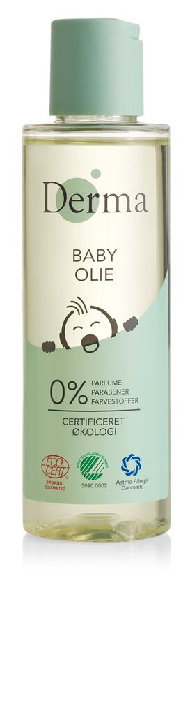 Derma Eco Baby beebiõli 150 ml цена и информация | Laste ja ema kosmeetika | hansapost.ee