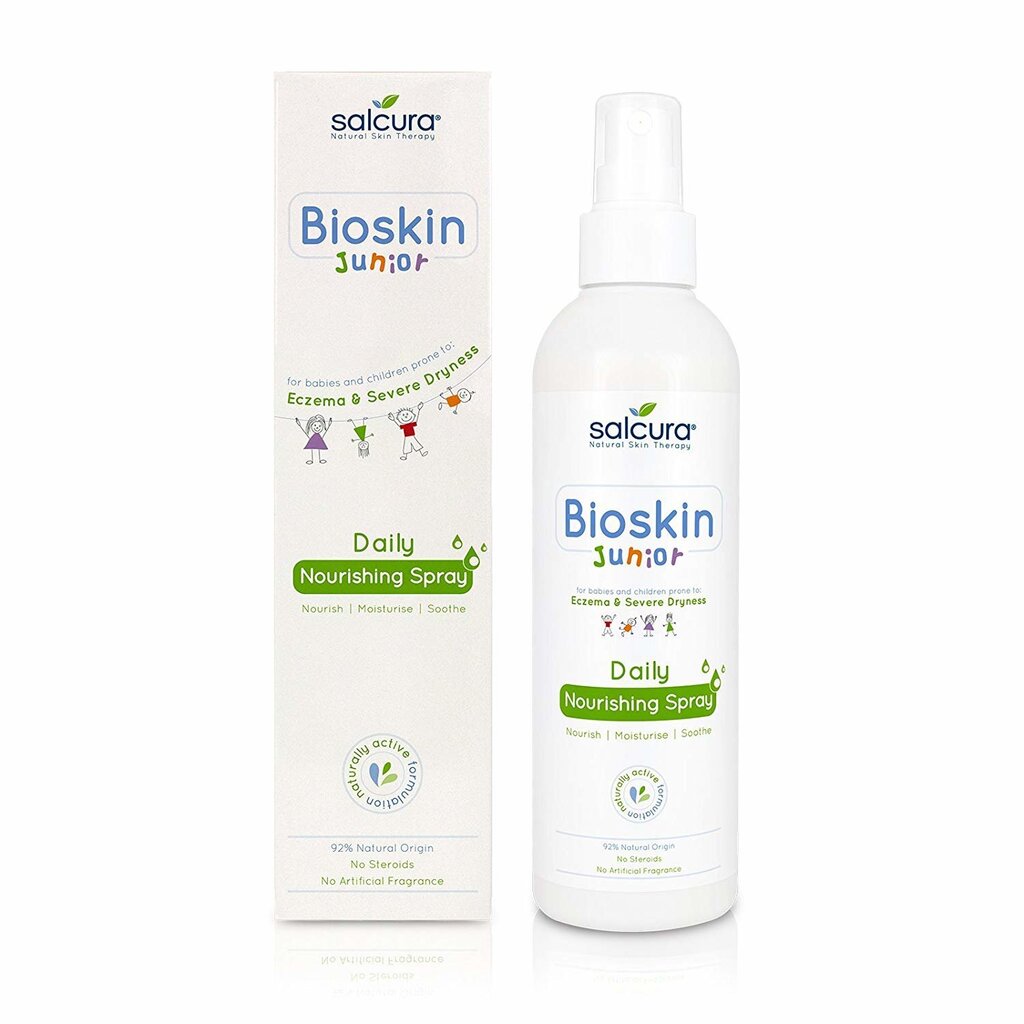 Laste toitev sprei Salcura Bioskin Junior Daily Nourishing Spray probleemsele nahale kogu kehal 250 ml hind ja info | Laste ja ema kosmeetika | hansapost.ee