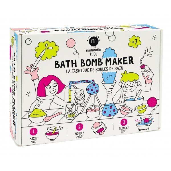 Lastele mõeldud vannipallide valmistamise komplekt Nailmatic KIDS Bath Bomb Maker 1tk. цена и информация | Laste ja ema kosmeetika | hansapost.ee