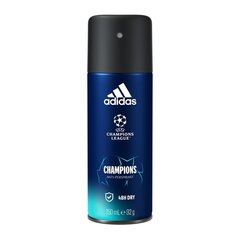 ADIDAS UEFA VIII мужской спрей антиперспирант 150мл цена и информация | Дезодоранты | hansapost.ee