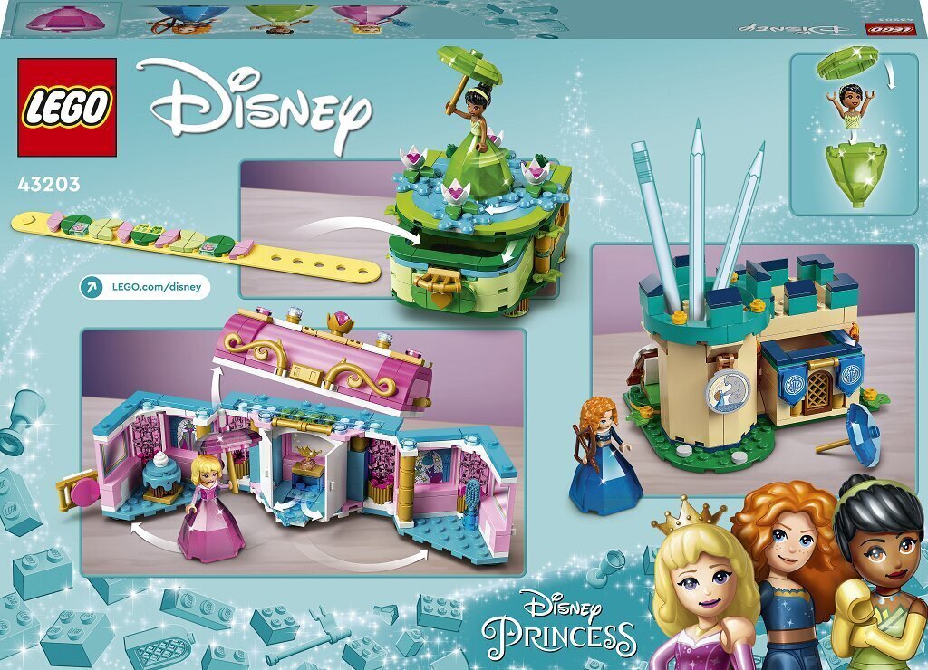 43203 LEGO® | Disney Princess Aurora, Merida ja Tiana lummatud looming hind ja info | Klotsid ja konstruktorid | hansapost.ee