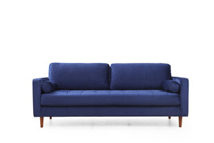 Трехместный диван Kalune Design Rome, синий цена и информация | Диваны | hansapost.ee