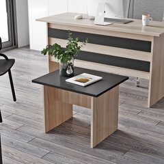 Кофейный столик Kalune Design, черный/дуб цена и информация | Журнальные столики | hansapost.ee