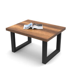 Журнальный столик Kalune Design MN02, коричневый/черный цена и информация | Журнальные столики | hansapost.ee