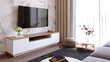 TV-laud Kalune Design FR7, pruun/valge hind ja info | Televiisori alused | hansapost.ee