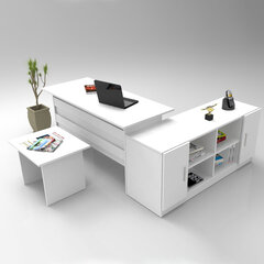 Mööblikomplekt Kalune Design VO10, valge hind ja info | Arvutilauad, kirjutuslauad | hansapost.ee