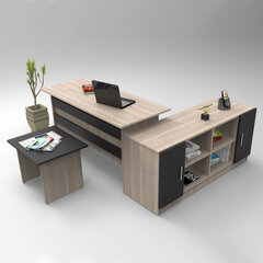 Набор мебели Kalune Design VO10, коричневый/черный цена и информация | Детские письменные столы | hansapost.ee