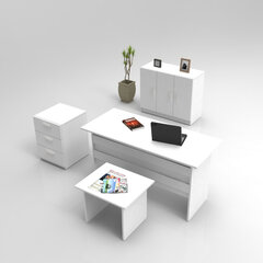 Mööblikomplekt Kalune Design VO12, valge hind ja info | Arvutilauad, kirjutuslauad | hansapost.ee