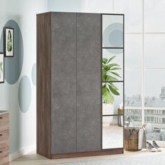 Шкаф Kalune Design HM1, серый/коричневый цена и информация | Шкафы | hansapost.ee