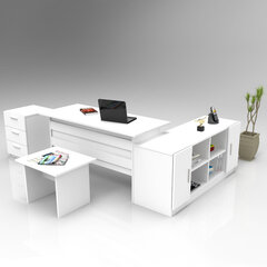 Мебельный гарнитур Kalune Design VO13, белый цена и информация | Компьютерные, письменные столы | hansapost.ee