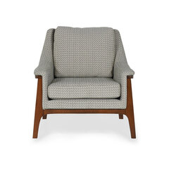 Кресло Kalune Design Wood, серое цена и информация | Кресла | hansapost.ee