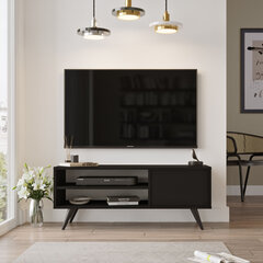 ТВ столик Kalune Design CD1, черный цена и информация | Тумбы под телевизор | hansapost.ee