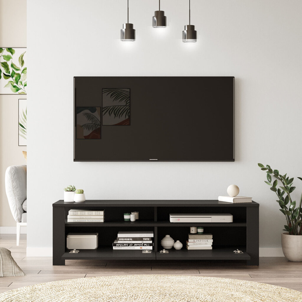 TV-laud Kalune Design LC1, must hind ja info | Televiisori alused | hansapost.ee