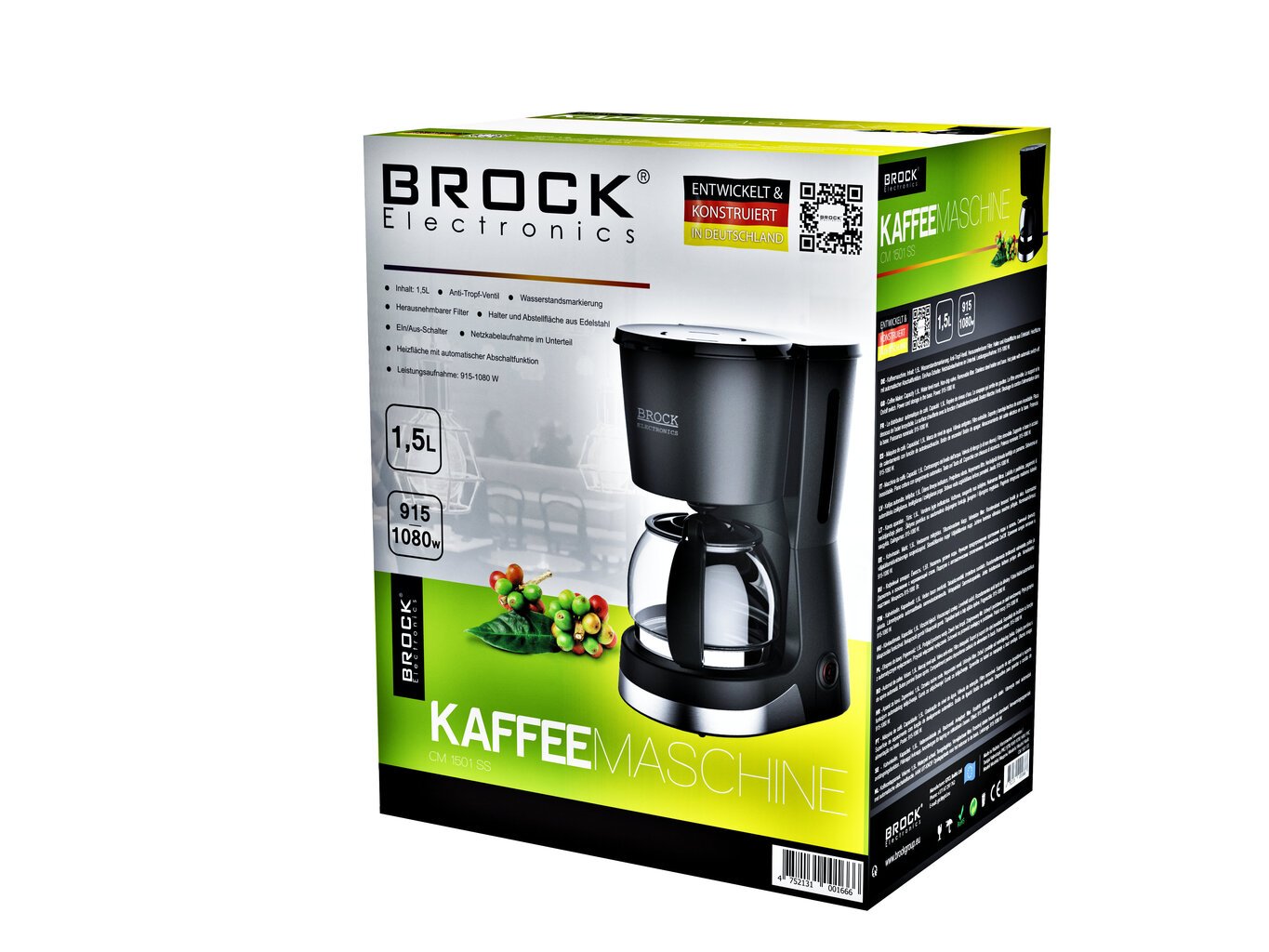 Brock CM 1501 SS hind ja info | Kohvimasinad ja espressomasinad | hansapost.ee