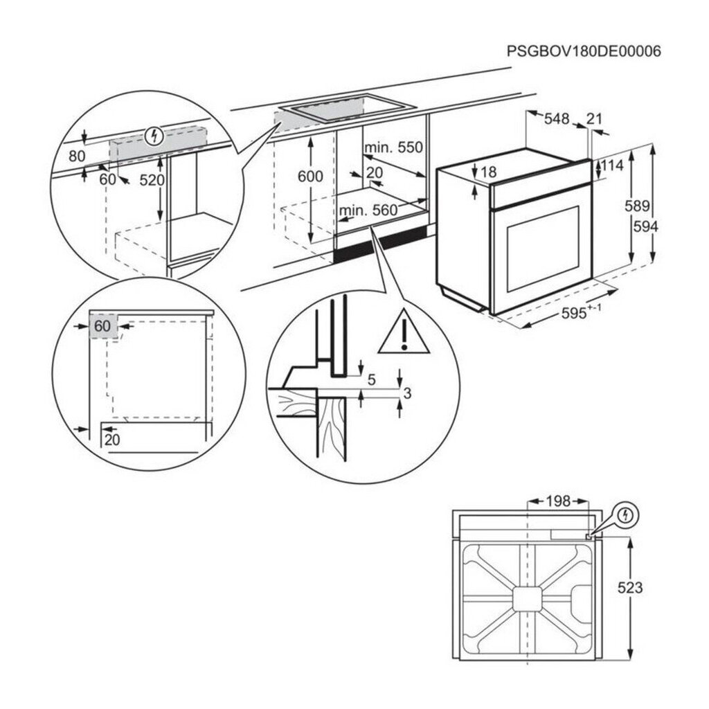 Electrolux EOE8P39WX hind ja info | Ahjud | hansapost.ee