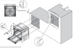 Integreeritav ahi Schlosser OER616CR hind ja info | Ahjud | hansapost.ee