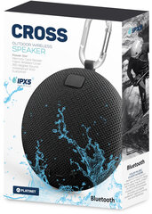 Platinet Cross Bluetooth 5W IPX5, черный цена и информация | Аудиоколонки | hansapost.ee