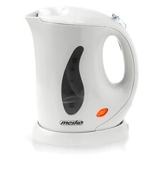 Mesko Cordless Kettle mini MS 1249  Standard kettle, Plastic, White, 760 W, 0.6 L, цена и информация | Электрочайники | hansapost.ee