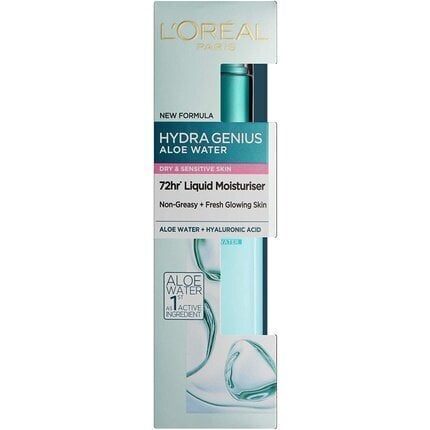 Niisutav näokreem kuivale ja tundlikule nahale L'Oreal Paris Hydra Genius Liquid Moisturiser 70 ml hind ja info | Näokreemid | hansapost.ee