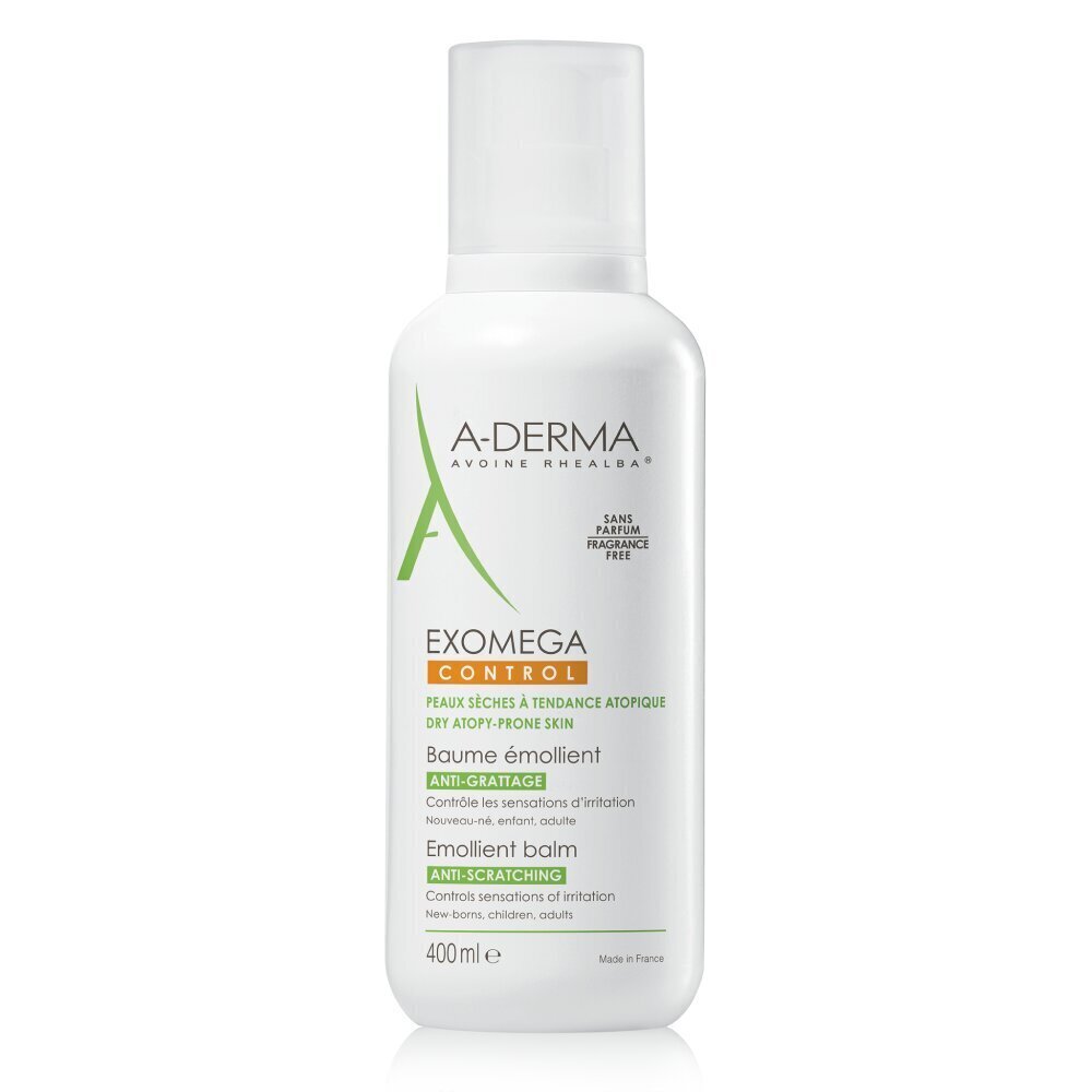 Näo- ja kehakreem atoopilisele nahale A-derma Exomega Control 400 ml цена и информация | Näokreemid | hansapost.ee