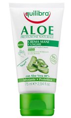 Niisutav kätekreem aaloeekstraktiga Equilibra Aloe Protezione Naturale 75 ml hind ja info | Kehakreemid, kehaõlid ja losjoonid | hansapost.ee