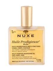 Niisutav õli näole, kehale ja juustele Nuxe Huile Prodigieuse Rich 100 ml hind ja info | Nuxe Parfüümid, lõhnad ja kosmeetika | hansapost.ee