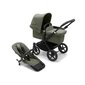 Bugaboo Donkey 5 Mono universaalne vanker, Black/Forest Green-Forest Green цена и информация | Vankrid, jalutuskärud | hansapost.ee