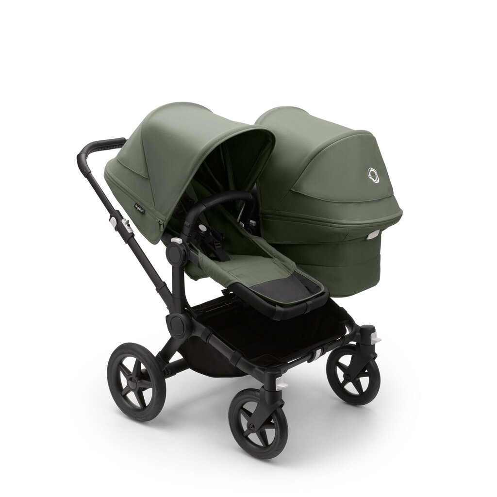 Bugaboo Donkey 5 Mono universaalne vanker, Black/Forest Green-Forest Green hind ja info | Vankrid, jalutuskärud | hansapost.ee