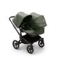 Bugaboo Donkey 5 Mono universaalne vanker, Black/Forest Green-Forest Green цена и информация | Vankrid, jalutuskärud | hansapost.ee