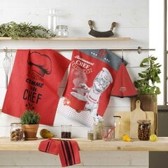 Douceur d'intérieur köögirätik Comptoir, punane, 50 x 70 cm hind ja info | Köögirätikud, pajakindad ja põlled | hansapost.ee