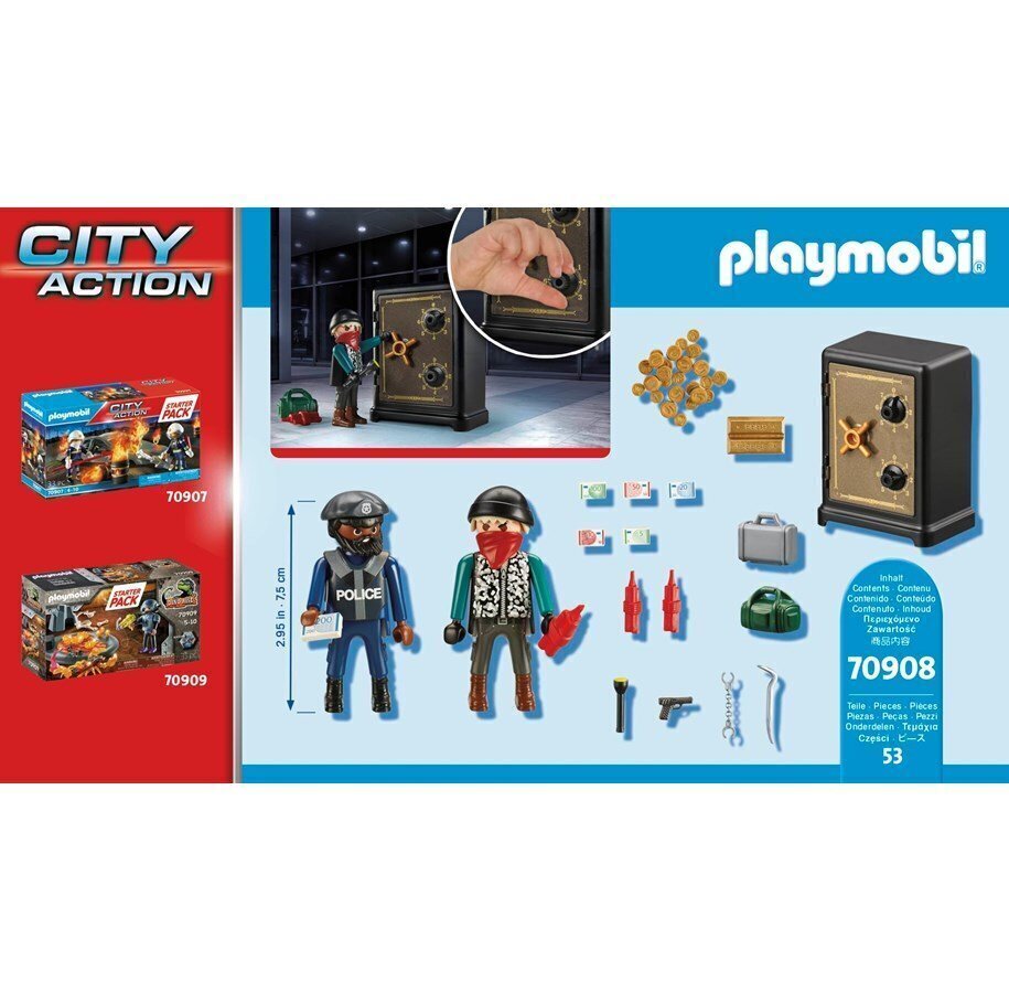 70908 PLAYMOBIL® City Action, Pangarööv hind ja info | Klotsid ja konstruktorid | hansapost.ee