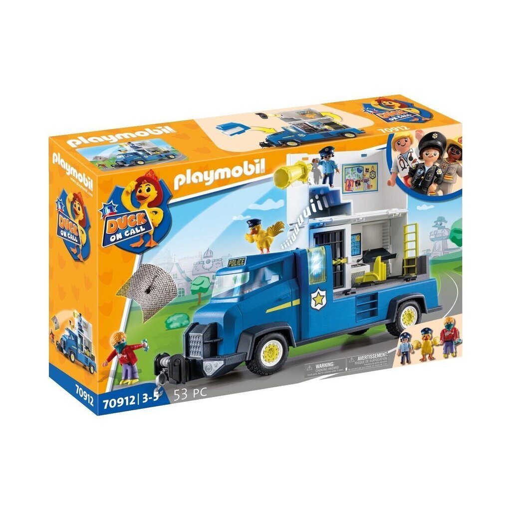 70912 PLAYMOBIL, D.O.C. Politsei veoauto цена и информация | Klotsid ja konstruktorid | hansapost.ee