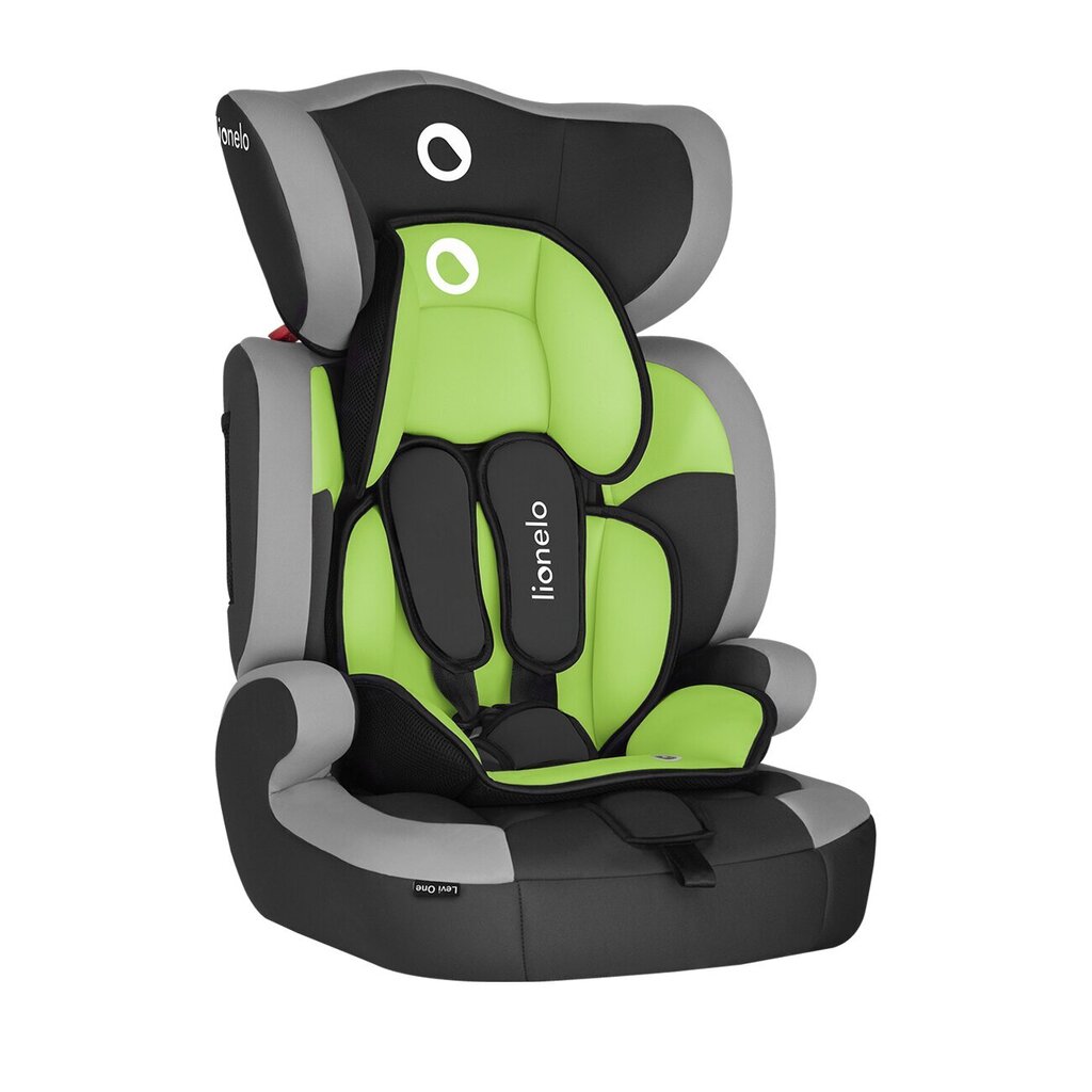 Turvatool Lionelo Levi One, 9-36 kg, lime цена и информация | Turvatoolid ja turvahällid | hansapost.ee