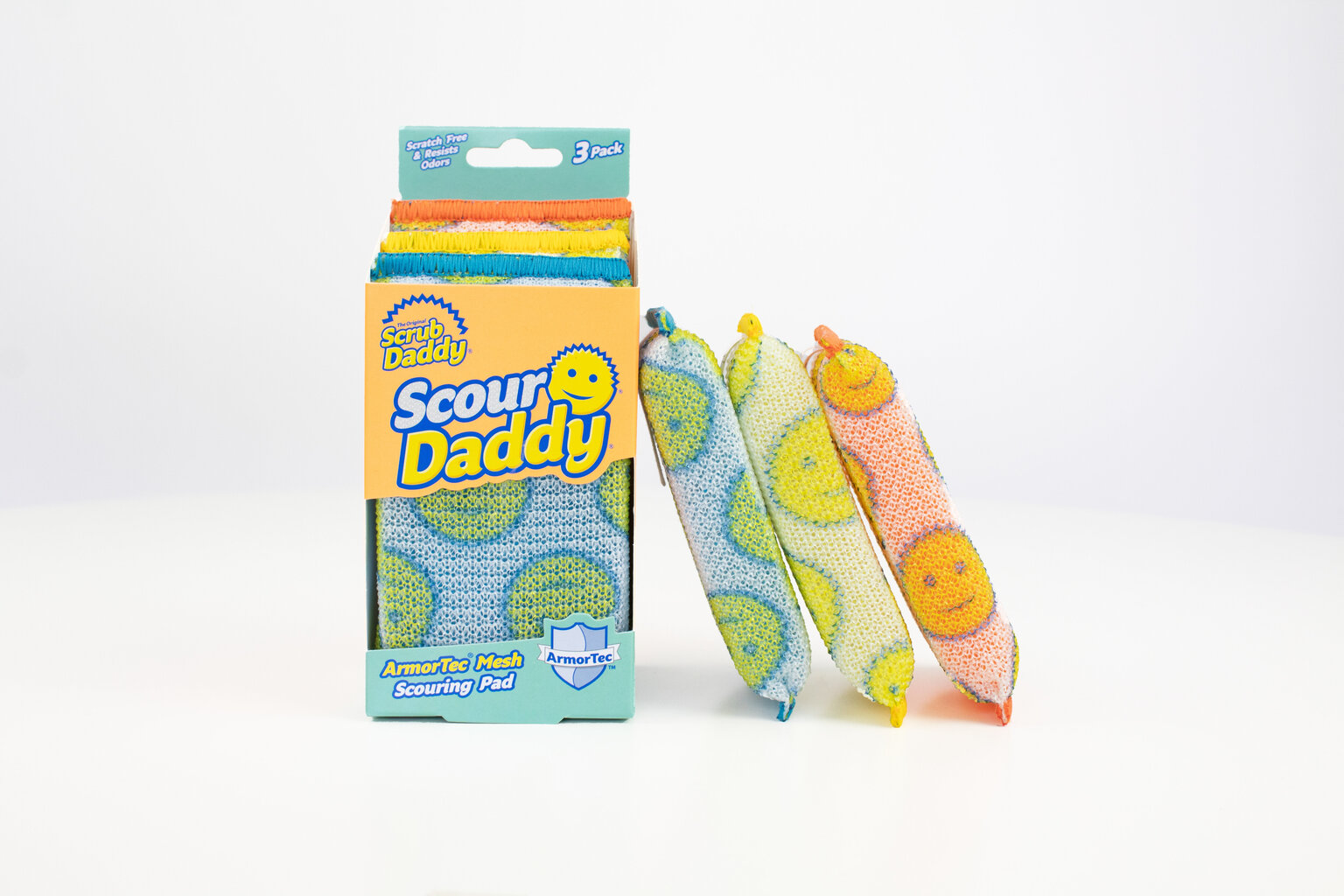 Scrub Daddy koorijad/käsnad, 3 tk цена и информация | Puhastustarvikud | hansapost.ee