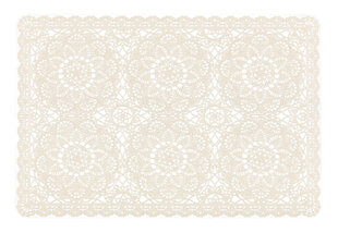 Lauamatt 4Living Lace Beige, 30x45 cm hind ja info | Lauakatted, laudlinad ja servjetid | hansapost.ee