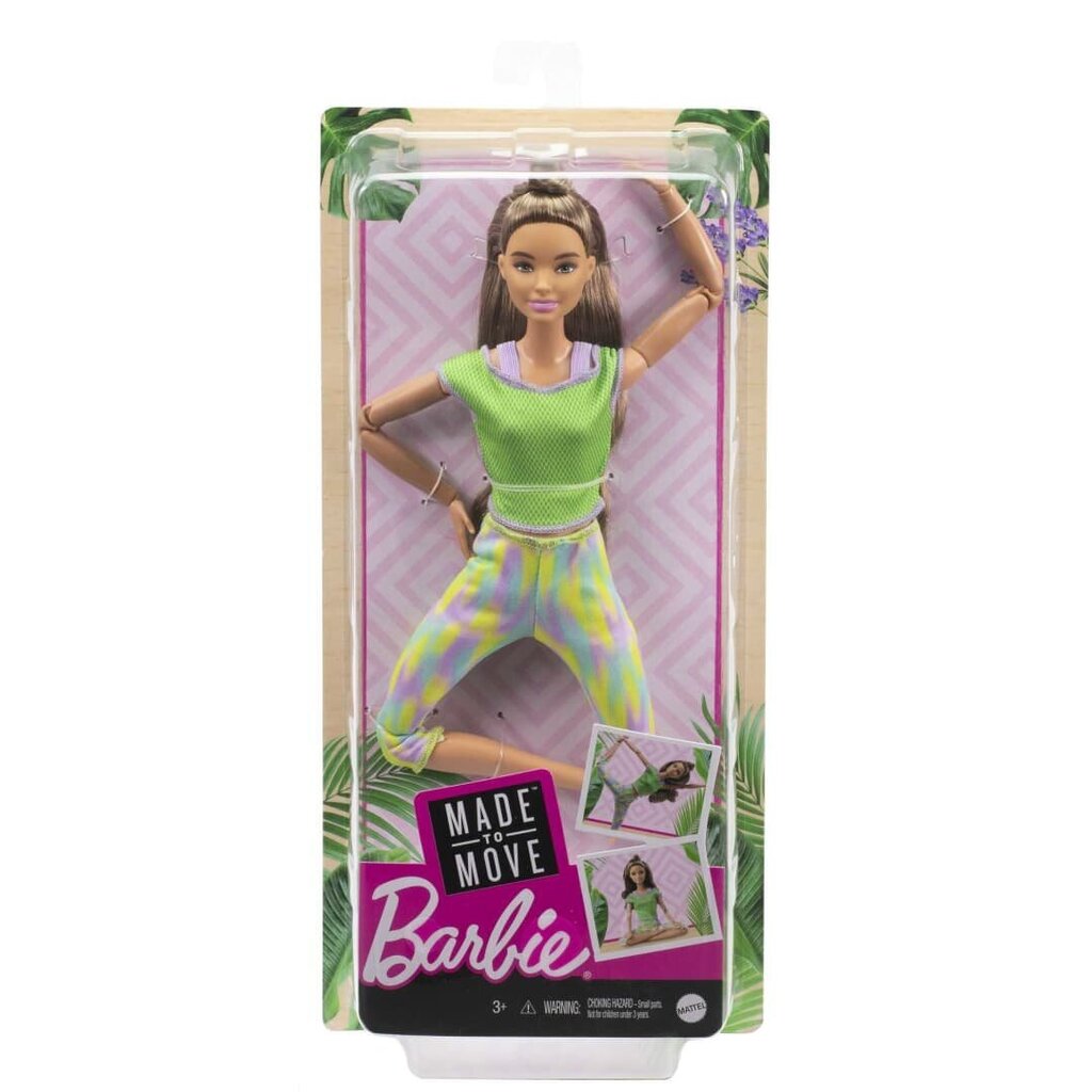 Nukk Barbie Made to Move, GXF05 цена и информация | Mänguasjad tüdrukutele | hansapost.ee