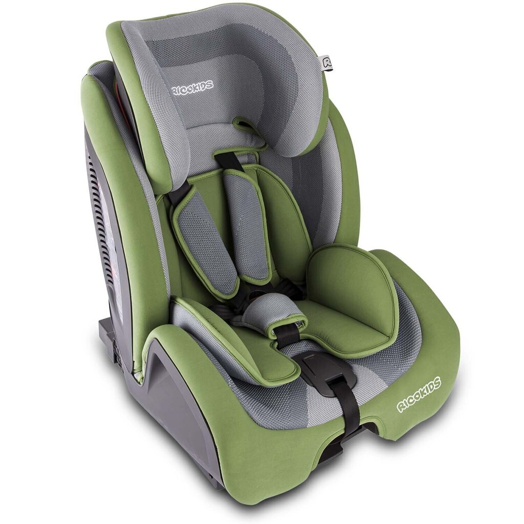 Turvatool Ricokids Qway, 9-36 kg, green hind ja info | Turvatoolid ja turvahällid | hansapost.ee