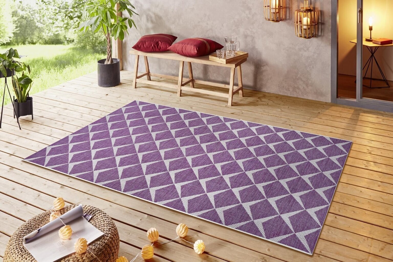 Northrugs vaip Jaffa Purple Violet Cream 160x230 cm hind ja info | Vaibad | hansapost.ee