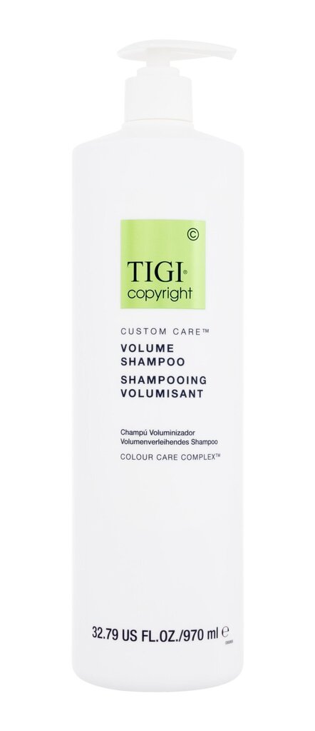 Volüümi andev šampoon Tigi Copyright Volume 970 ml цена и информация | Šampoonid | hansapost.ee