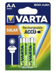 Varta akud Recharge Accu Solar AA NiMH 800mAh, 2tk price and information | Patareid | hansapost.ee