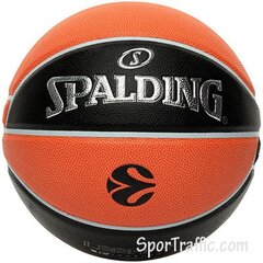 Мяч баскетбольный Spalding TF-1000 Euroleague, размер 7 цена и информация | Баскетбольные мячи | hansapost.ee